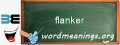 WordMeaning blackboard for flanker